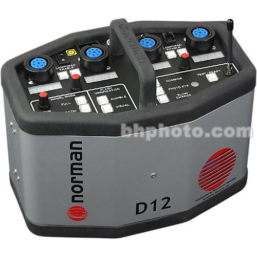 Norman D12R Rapid Power Pack with Radio Slave - 1200 W/S 810710