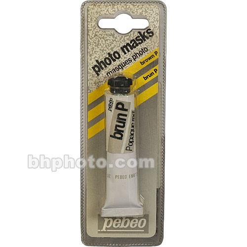 Pebeo Brown P Opaque Masking for Polyester Film - 20ml 102780001