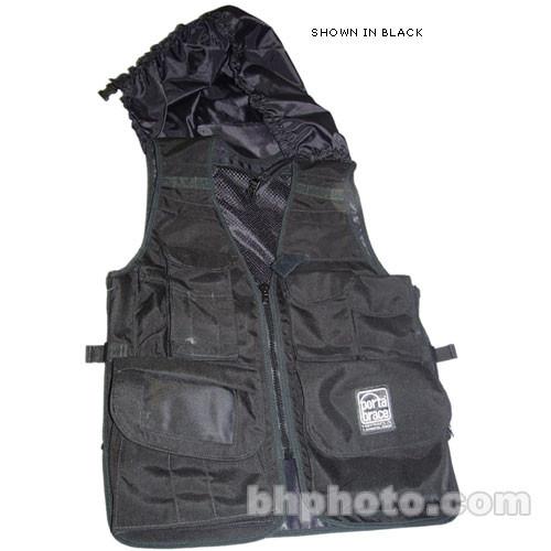 Porta Brace Video Vest with Hood (X-Large, Blue) VV-XLH