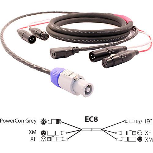 Pro Co Sound EC8 Siamese Twin AC & Audio Combo Cable EC8-100