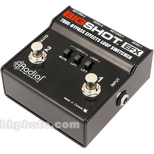 Radial Engineering Bigshot EFX True Bypass Effects R800 7204