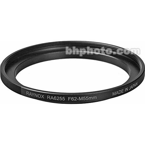 Raynox 62-55mm Step-Down Ring (Filter to Lens) RA-6255, Raynox, 62-55mm, Step-Down, Ring, Filter, to, Lens, RA-6255,