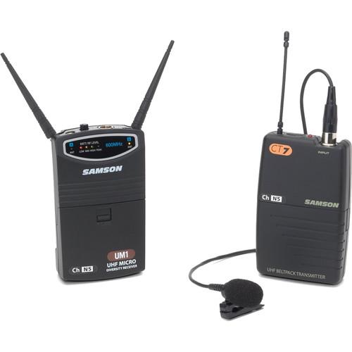 Samson UM1/77 Micro Diversity Wireless Lavalier SW87SLM5-N5