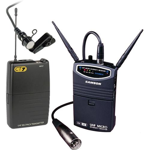 Samson UM1 Portable Wireless Lavalier Microphone SW87SQL5-N1