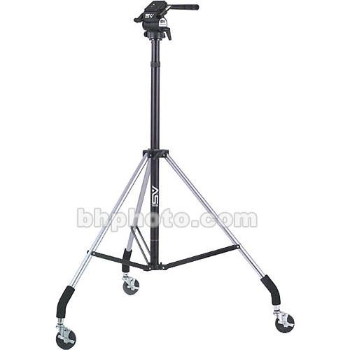 Smith-Victor Dollypod III Wheeled Tripod with 2-Way Head 700005, Smith-Victor, Dollypod, III, Wheeled, Tripod, with, 2-Way, Head, 700005