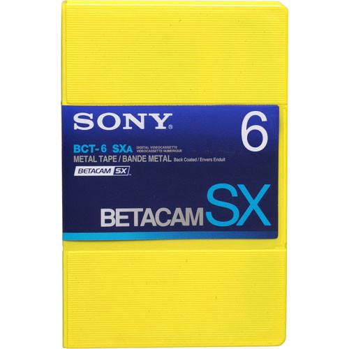 Sony  BCT-6SXA Betacam SX Cassette BCT6SXA