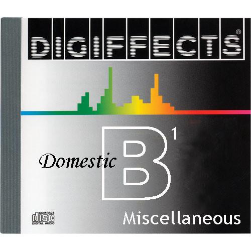 Sound Ideas Sample CD: Digiffects Domestic SFX - SS-DIGI-B-01