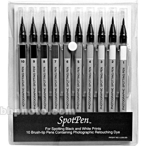 SpotPen Retouching Pen Set for B&W (Set of 10) SOSP10K