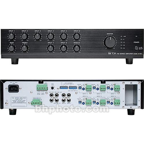 Toa Electronics A-706 - 9-Channel, 60 Watt Mixer/Amplifier A-706, Toa, Electronics, A-706, 9-Channel, 60, Watt, Mixer/Amplifier, A-706