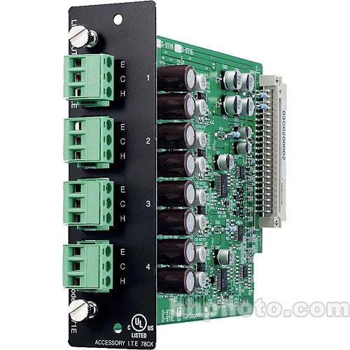 Toa Electronics D-971E - 4 x Balanced Line Output Module D-971E