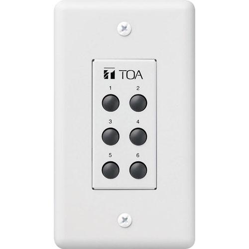 Toa Electronics ZM-9001 - 6-Switch Remote Panel for 9000 ZM-9001
