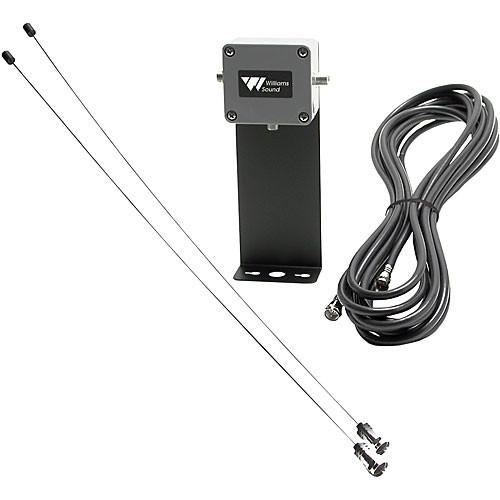 Williams Sound ANT024 - 75 Ohm Wall Mount Dipole Antenna ANT 024, Williams, Sound, ANT024, 75, Ohm, Wall, Mount, Dipole, Antenna, ANT, 024