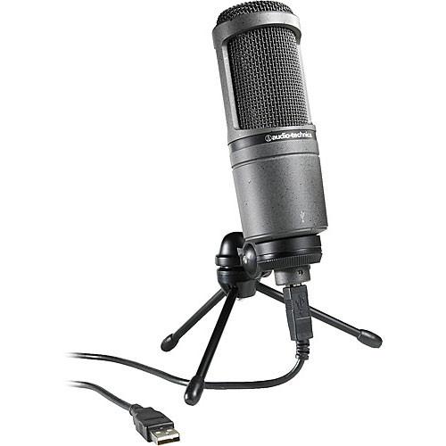 Audio-Technica AT2020USB - Condenser Microphone with USB, Audio-Technica, AT2020USB, Condenser, Microphone, with, USB,