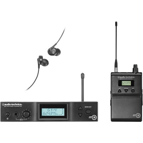 Audio-Technica M3 Wireless In-Ear Monitoring System M3M, Audio-Technica, M3, Wireless, In-Ear, Monitoring, System, M3M,