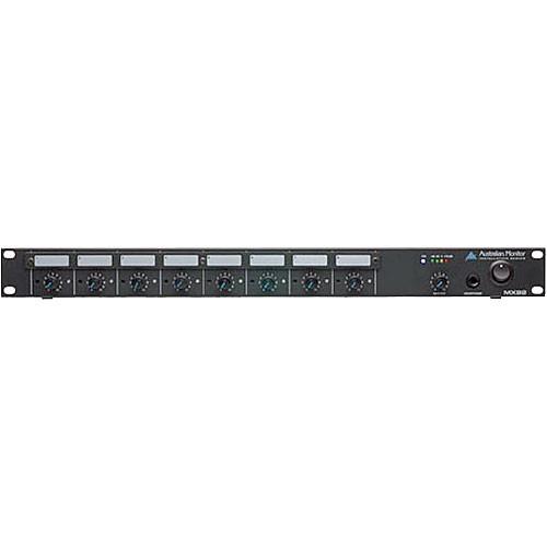 Australian Monitor MX82 Eight-Channel Stereo Rackmount Mixer, Australian, Monitor, MX82, Eight-Channel, Stereo, Rackmount, Mixer