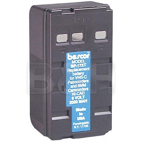 Bescor BP-17XT Ni-Cad Battery Pack - 6v, 2000mAh BP17XT