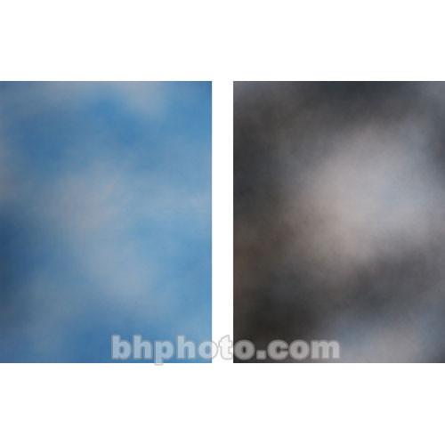 Botero 816 Double Sided Muslin 10x24' - Sky Blue/Dark, Medium