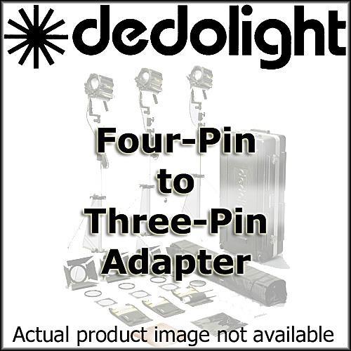 Dedolight ADAPTER423 Adapter - Four Pin to Three Pin ADAPTER423, Dedolight, ADAPTER423, Adapter, Four, Pin, to, Three, Pin, ADAPTER423