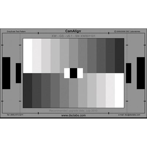 DSC Labs  GrayScale Maxi CamAlign Chip Chart GSM