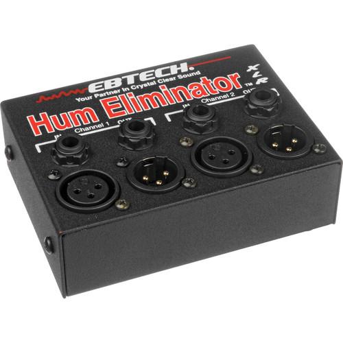 Ebtech HE-2-XLR - Dual Channel Hum Eliminator with XLR HE-2-XLR
