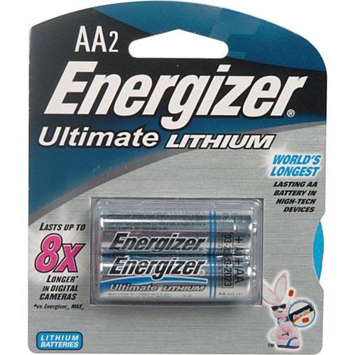 Energizer Ultimate Lithium AA Batteries (2-Pack) 57-EULAA2D