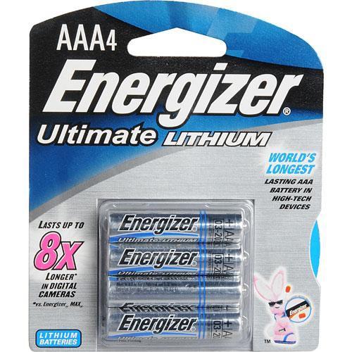 Energizer Ultimate Lithium AAA Batteries (4 Pack) 57-EUL3A4D, Energizer, Ultimate, Lithium, AAA, Batteries, 4, Pack, 57-EUL3A4D,