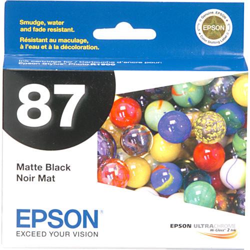 Epson  87 Matte Black Ink Cartridge T087820