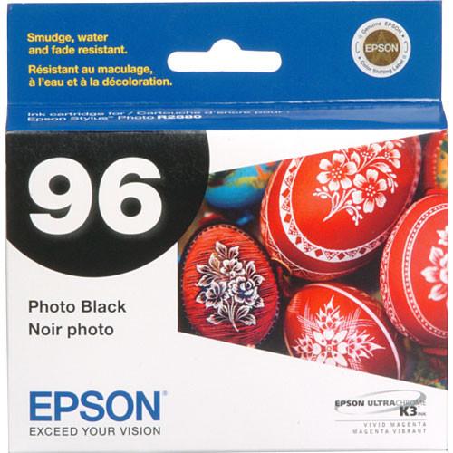 Epson 96 UltraChrome K3 Photo Black Ink Cartridge T096120