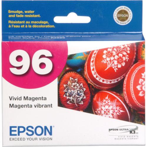 Epson 96 UltraChrome K3 Vivid Magenta Ink Cartridge T096320, Epson, 96, UltraChrome, K3, Vivid, Magenta, Ink, Cartridge, T096320,