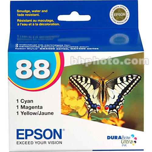 Epson Epson 88 Multi-Pack Color DURABrite Ultra Ink T088520, Epson, Epson, 88, Multi-Pack, Color, DURABrite, Ultra, Ink, T088520,