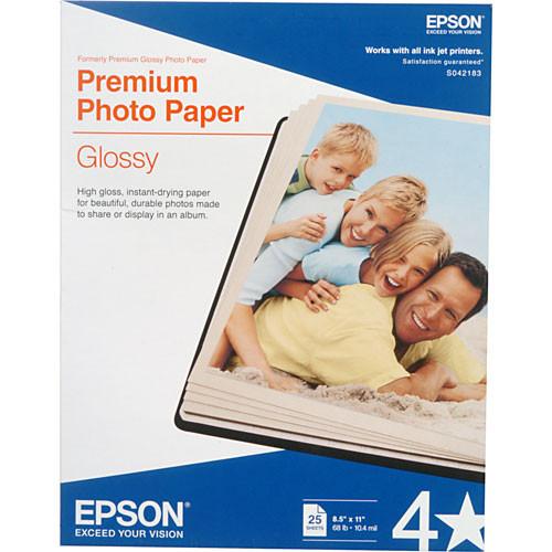 Epson Premium Glossy Photo Paper - 8.5x11