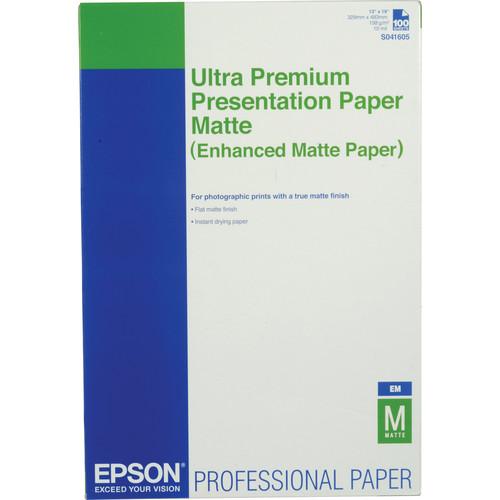 Epson Ultra Premium Presentation Paper Enhanced Matte S041605, Epson, Ultra, Premium, Presentation, Paper, Enhanced, Matte, S041605
