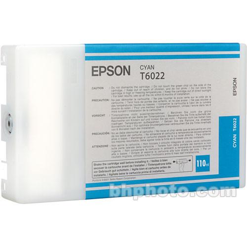 Epson UltraChrome Cyan Ink Cartridge (110ml) T602200