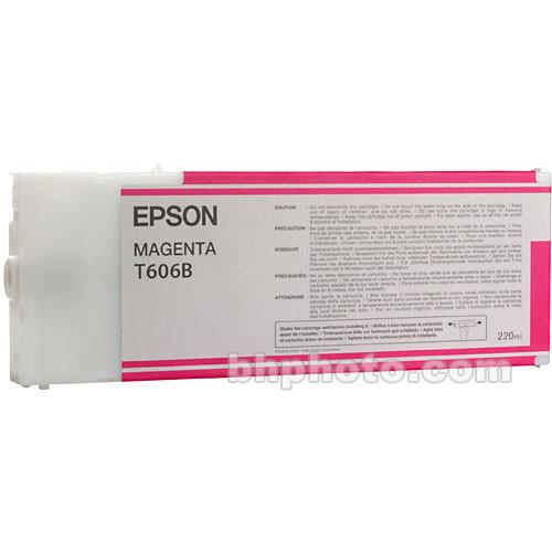 Epson UltraChrome K3 Magenta Ink Cartridge (220 ml) T606B00, Epson, UltraChrome, K3, Magenta, Ink, Cartridge, 220, ml, T606B00,