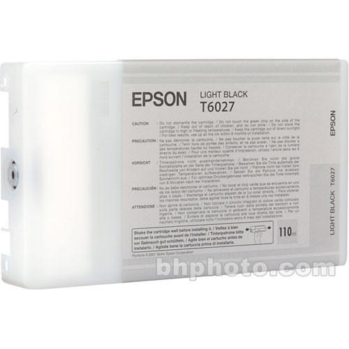 Epson UltraChrome Light Black Ink Cartridge (110ml) T602700