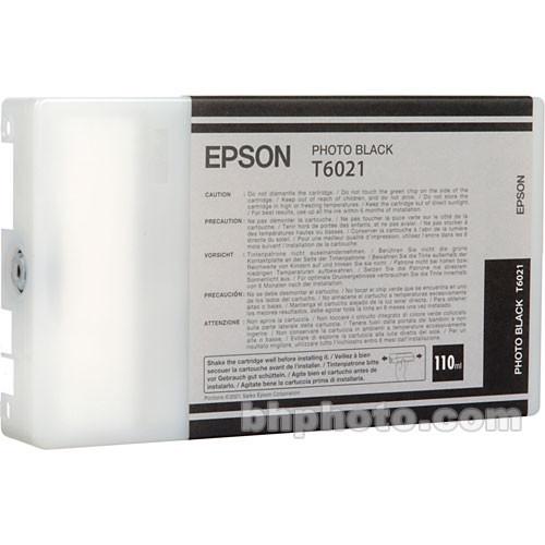 Epson UltraChrome Photo Black Ink Cartridge (110ml) T602100, Epson, UltraChrome, Black, Ink, Cartridge, 110ml, T602100,
