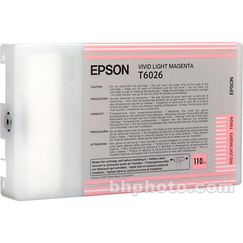 Epson UltraChrome Vivid Light Magenta Ink Cartridge T602600, Epson, UltraChrome, Vivid, Light, Magenta, Ink, Cartridge, T602600,