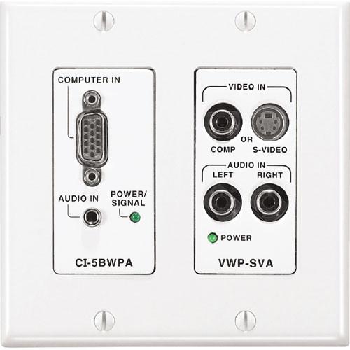 FSR VIP-100-WHT Wall Plate Interface (White) VIP-100-WHT