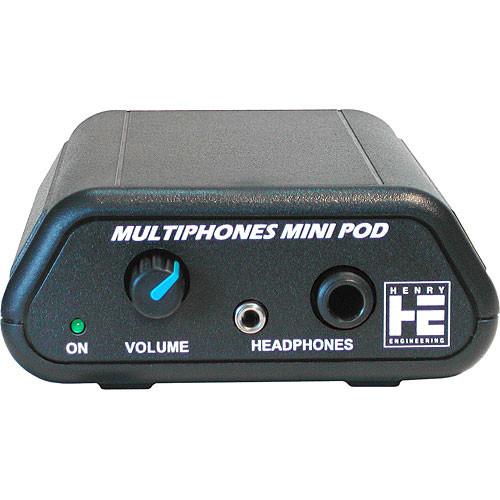 Henry Engineering MultiPhones MiniPod Stereo Headphone MF/MM, Henry, Engineering, MultiPhones, MiniPod, Stereo, Headphone, MF/MM,