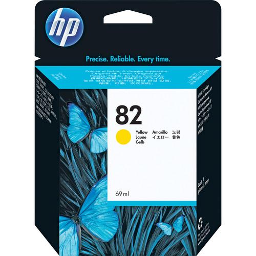HP 82 Yellow Ink Cartridge (69ml) for DJ 500SP & C4913A