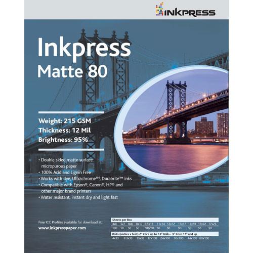 Inkpress Media  Duo Matte 80 Paper PP801114100, Inkpress, Media, Duo, Matte, 80, Paper, PP801114100, Video