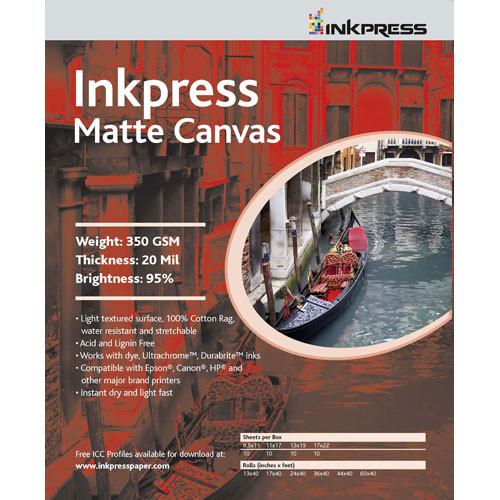Inkpress Media Matte Canvas - 8.5 x 11