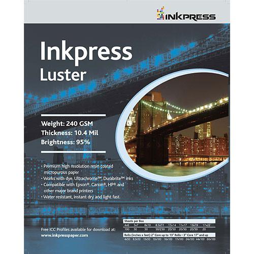 Inkpress Media Photo Chrome RC Luster Paper - 60