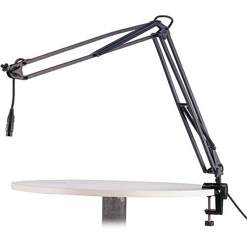 K&M 23850 Broadcast Microphone Desk Arm and Clamp 23850-311-55
