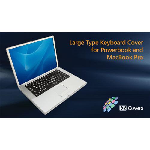 KB Covers LT-P-B Large Type Keyboard Cover LT-P-B