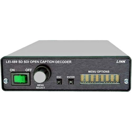 Link Electronics LEI-589 SDI Closed Caption Decoder LEI-589