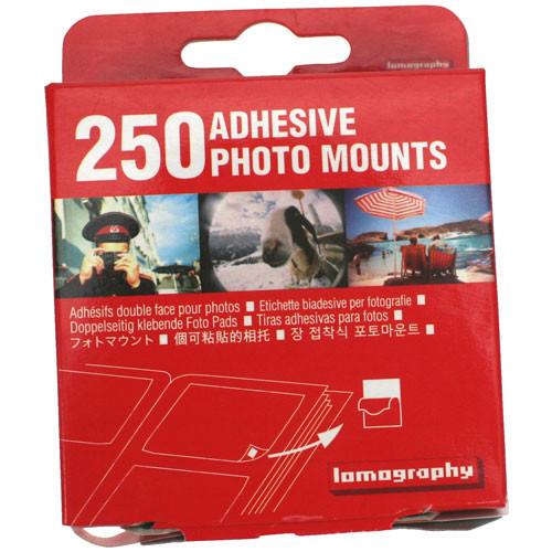 Lomography Adhesive Square Mounts (250 Pack) Z400PM