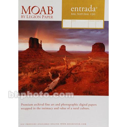 Moab Entrada Rag Natural 190 (Matte, 2-sided) R08-ERN1905725, Moab, Entrada, Rag, Natural, 190, Matte, 2-sided, R08-ERN1905725,