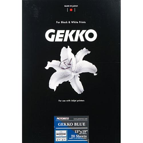 Pictorico Gekko Blue Paper (285gsm) for Inkjet - 13 x PICT35014