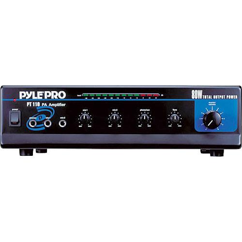Pyle Pro  PT110 80W PA Amplifier/Mixer PT110, Pyle, Pro, PT110, 80W, PA, Amplifier/Mixer, PT110, Video